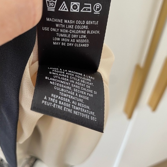 Anthropologie Black and Cream Patterned Dress - Picture 8 of 15